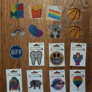 stickerbeans rhinestone collectible stickers